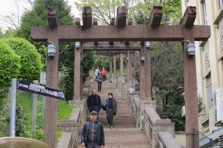 Radovi na Schlosserovim stubama idu punom parom: Ovako sad izgleda omiljeni pje&scaron;ački prolaz