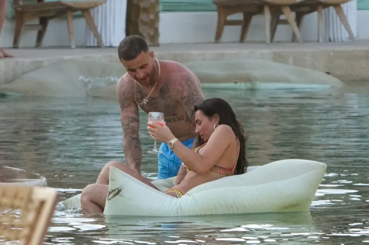 Kyle Walker i Annie Kilner.