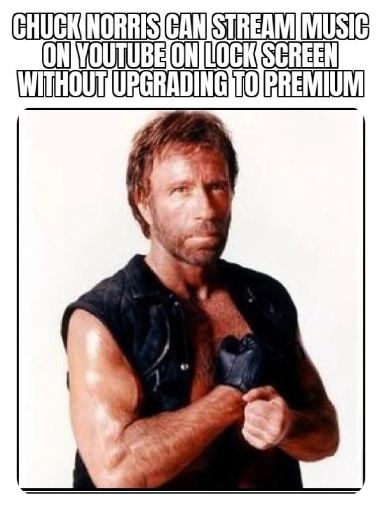 &quot;Chuck Norris može slušati glazbu na YouTubeu s isključenim ekranom – bez nadogradnje na Premium&quot;