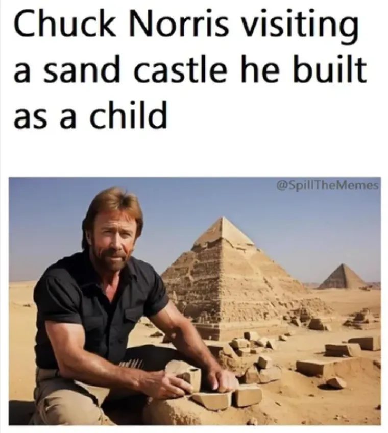 "Chuck Norris posjećuje pje&scaron;čani dvorac koji je izgradio kao dijete"