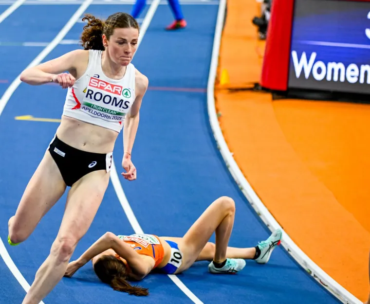 Atletičarke su ju morale zaobilaziti...