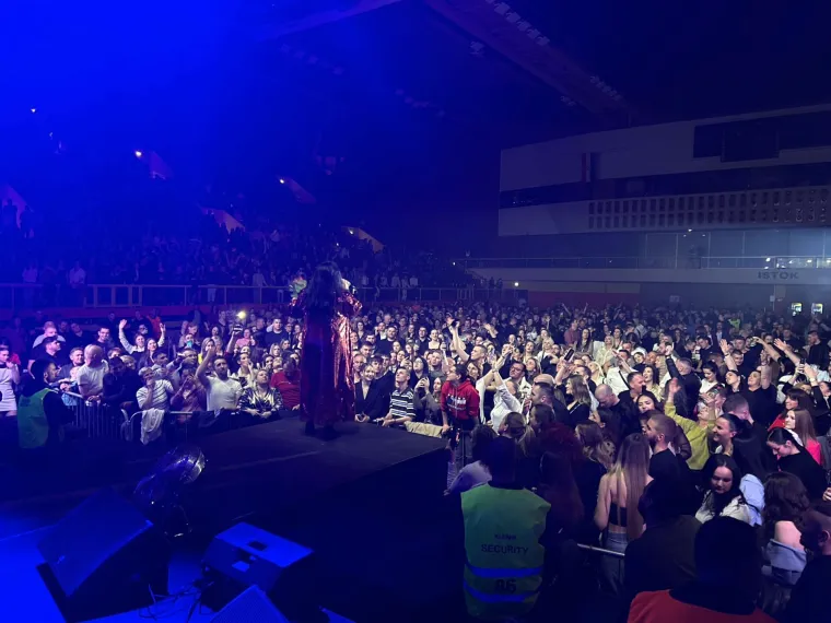 Koncert Dragane Mirković u dvorani Gripe u Splitu