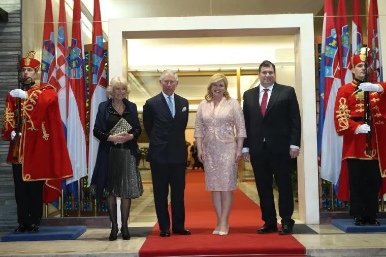 Josip Kitarović, Kolinda Grabar-Kitarović, kraljica Camilla i kralj Charles