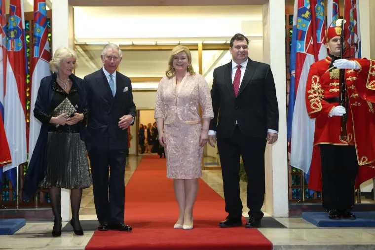 Josip Kitarović, Kolinda Grabar-Kitarović, kraljica Camilla i kralj Charles