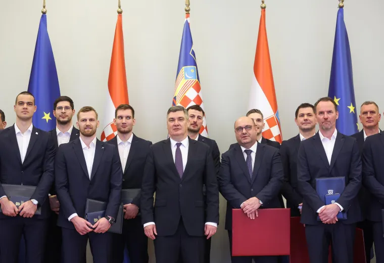Milanović odlikovao rukometaše: Dagur je bio presretan, a ovo je iznenadilo predsjednika