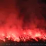 Dinamo je preuzeo kontrolu utakmice od prve minute, a već u šestoj je imao vrlo dobru priliku. Pjaca je u tom slučaju pucao tik pored vratnice. Od početka je mirisalo na pogodak Dinama koji se i dogodio u 14. minuti. Nakon kornera se Theophile-Catherine naklonio i glavom pogodio za 1-0.