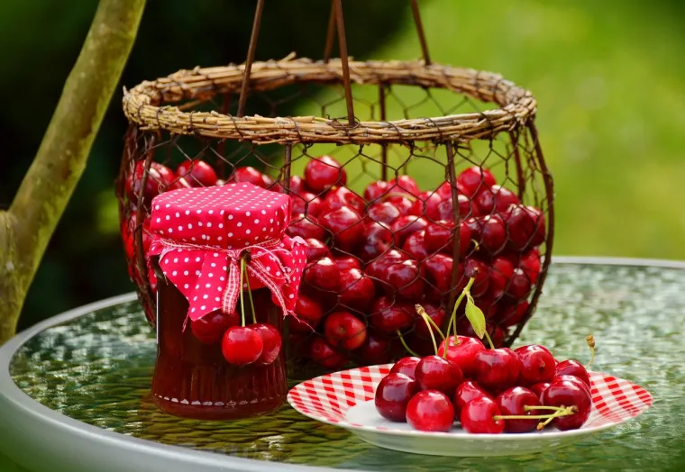 9. Smoothie od trešanja i proteina: Smrznute trešnje dodaju kiselkast okus i korisne biljne spojeve smoothieju. Miješanjem trešanja s proteinom od vanilije u prahu i bademovim mlijekom, dobit ćete ukusan i hranjiv smoothie bogat proteinima. Ovaj napitak je savršena opcija za brzi doručak ili užinu koja vas će dugo držati sitima.