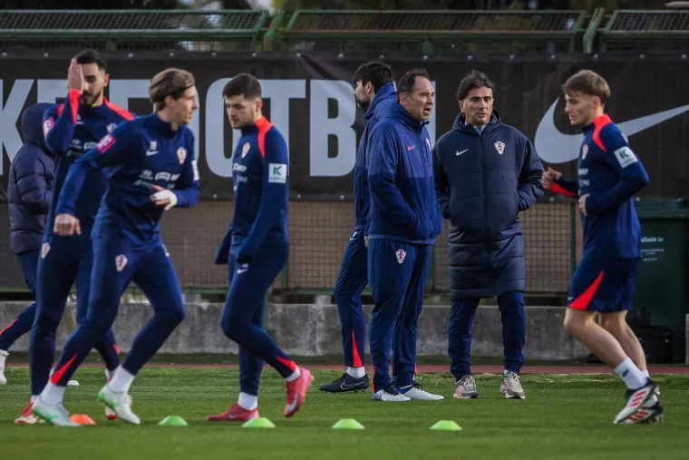 Dalić i Ćorluka zabrinutih lica vodili trening: Situacija je izgledala dosta ozbiljno