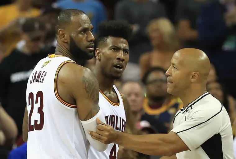 LeBron James i Iman Shumpart.