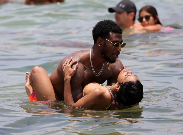 Iman Shumpert i Taylor u ljubavnom zanosu. 