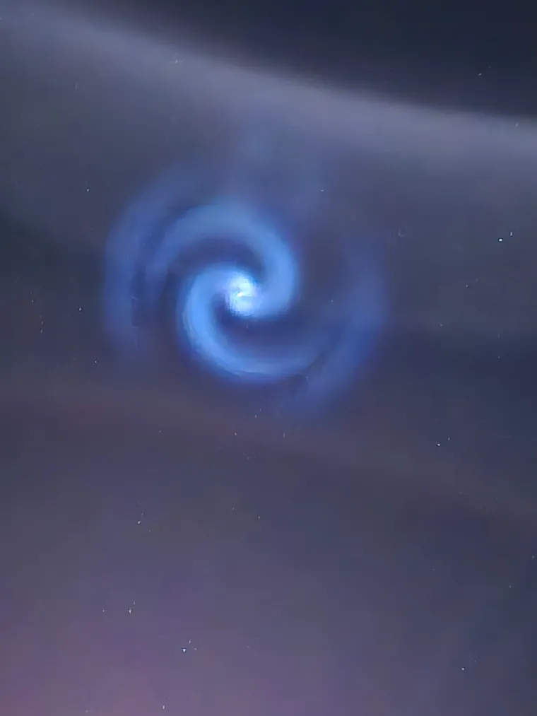 Spirala snimljena iz Varaždina
