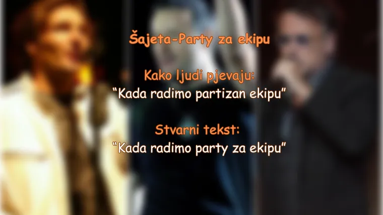 Kad 'ladim jaja' postane refren: Tko zna pravi tekst nek prvi baci kamen, ovo su najveći glazbeni gafovi ikad