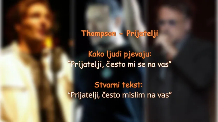 Kad 'ladim jaja' postane refren: Tko zna pravi tekst nek prvi baci kamen, ovo su najveći glazbeni gafovi ikad