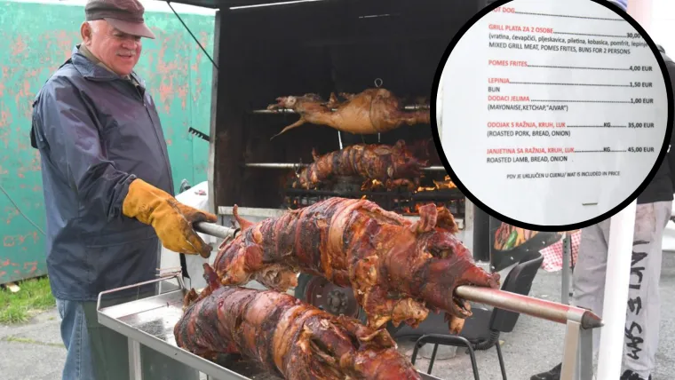 Vrte se janjetina, odojak, ćevapi: Gladni ostati nećete, ali će vam novčanik plakati