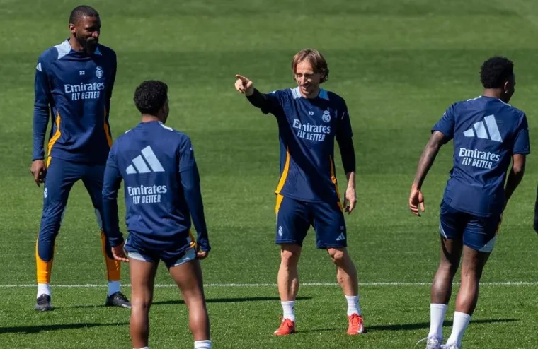 Modrić je odradio trening jako dobro raspoložen