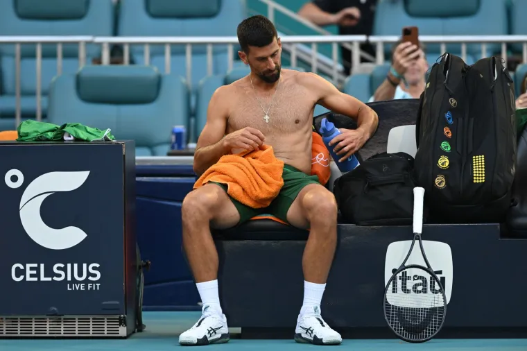 Za vrijeme meča gledatelji su mogli primijetiti zanimljiv detalj na njegovim rukama.