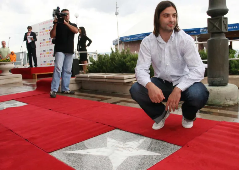 Ivano Balic dobio je svoju zvijezdu na Stazi slavnih u Opatiji 2007.