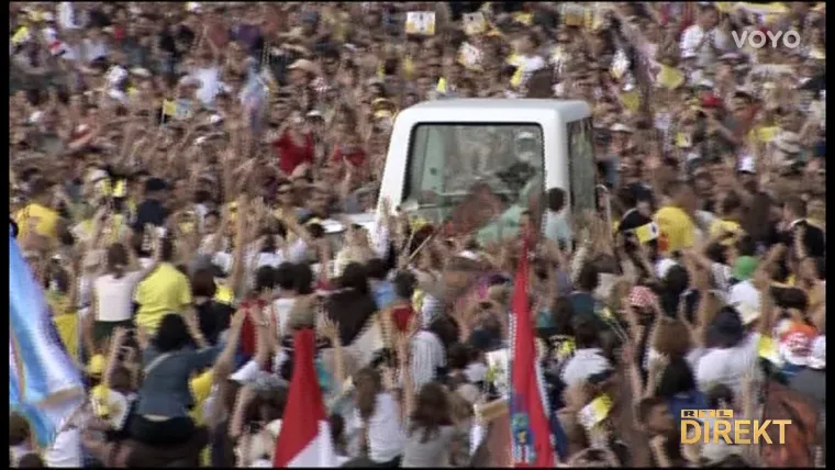 Papa Ivan Pavao II na Hipodromu 1994. godine