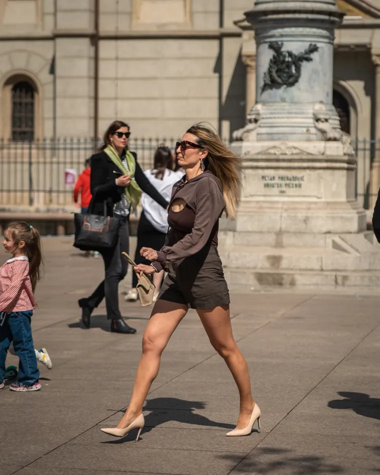 Suknjice, duge noge i prorezi: Zgodnim je Zagrepčankama ovog vikenda bilo teško odoljeti