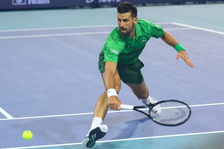 Đoković je u takvom stanju igrao finale Mastersa u Miamiju i izgubio od Čeha Menšika  7-6 (4), 7-6 (4).