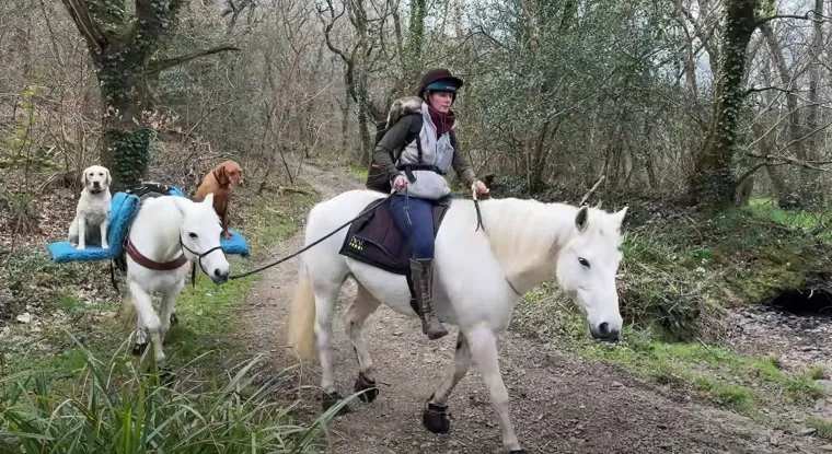 Emma se ne boji ni većih izazova. U jednoj od svojih avantura, biciklirala je od Švicarske, prateći tok rijeke Rajne kroz Njemačku, Francusku i Nizozemsku. Društvo su joj pravili njezini poniji Percy i Stanley, te pas Inca, smješteni u posebno prilagođenoj prikolici. 