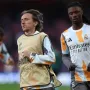 ZAGRIJAVANJE: Luka nije mogao ni sanjati da će ih Arsenal tako potopiti. 