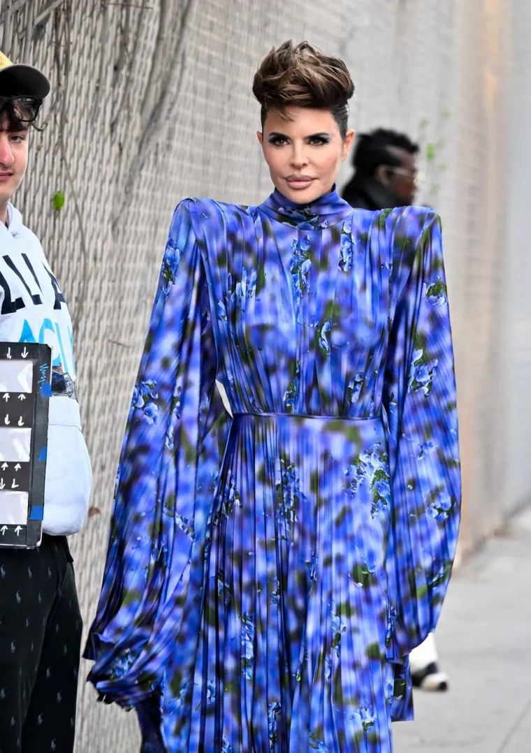  Lisa Rinna Where je pak došla u upečatljivo plavoj haljini i nije ostala nezapažena.