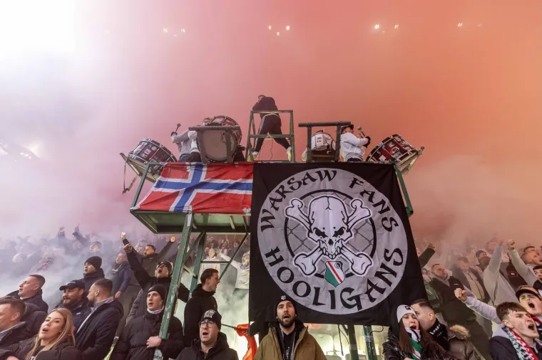 Tribina Žilet na kojoj su najvjerniji Legijini navijači bila je glasna cijelu utakmicu.