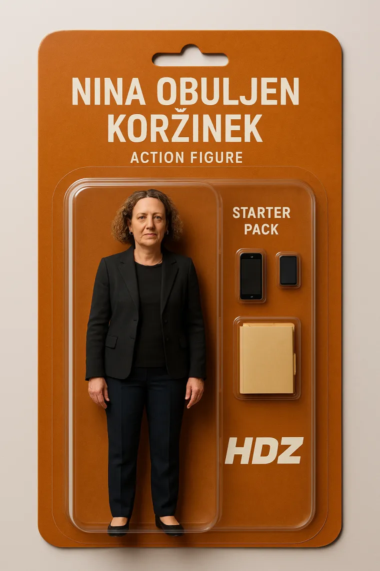 Hrvatska ministrica kulture Nina Obuljen Koržinek ovako izgleda u svijetu umjetne inteligencije.