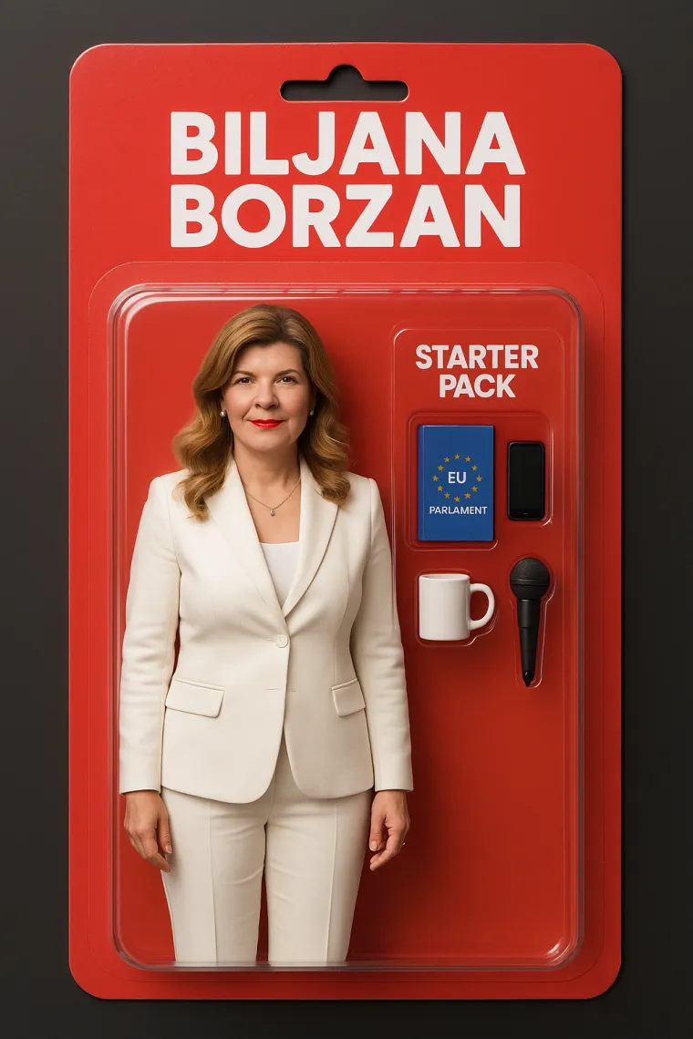 Ovako umjetna inteligencija zami&scaron;lja članicu Europskog parlamenta Biljanu Borzan.