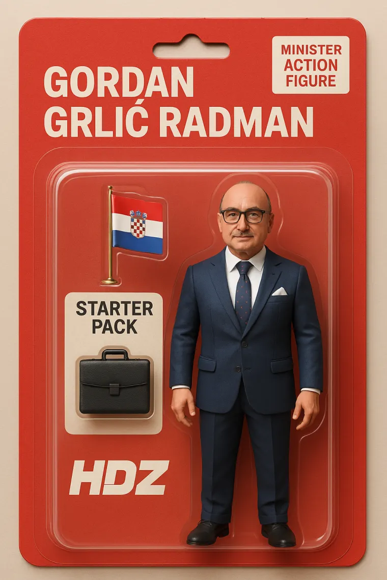 Ministar vanjskih i europskih poslova Hrvatske Gordan Grlić Radman ovako izgleda kao kreacija umjetne inteligencije.