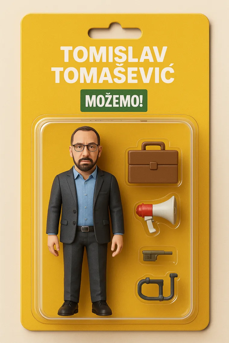 Ovako AI vidi zagrebačkog gradonačelnika Tomislava Toma&scaron;evića.