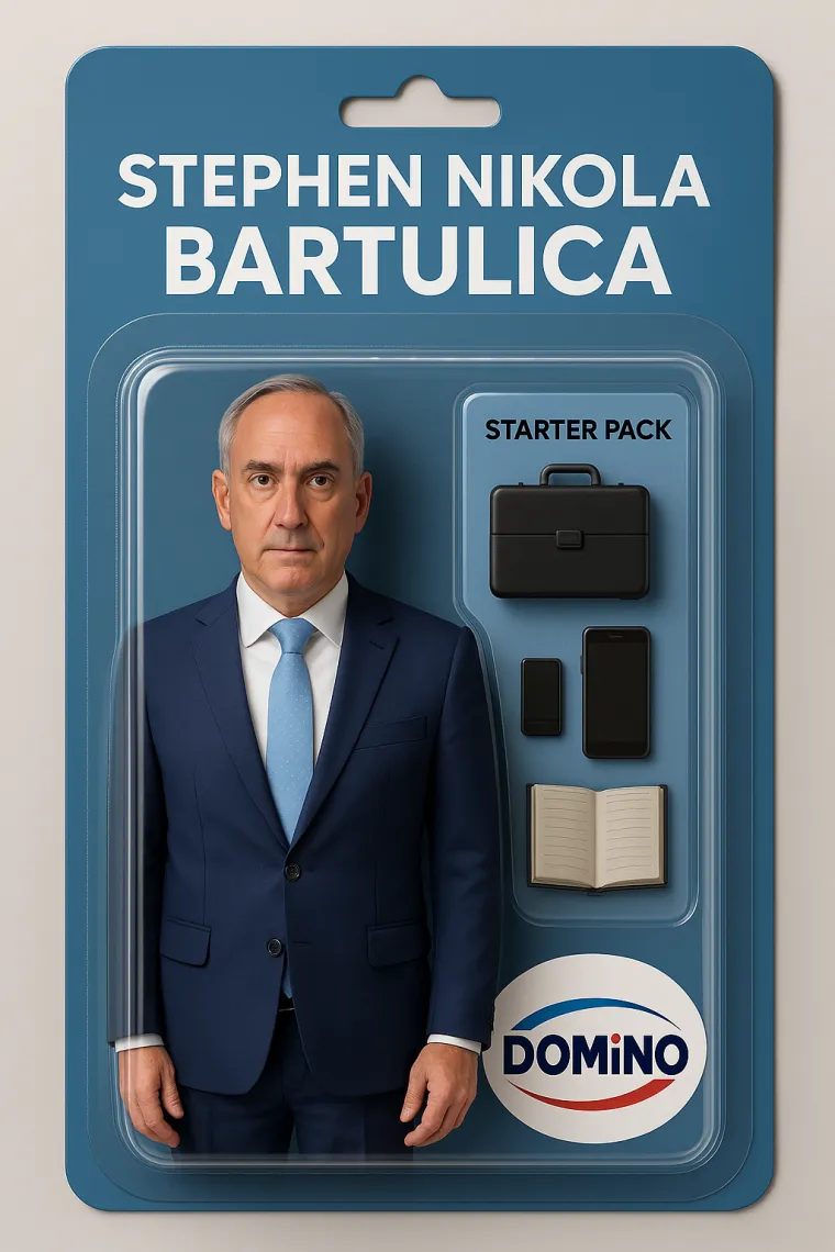 Član Europskog parlamenta Stephen Nikola Bartulica, prema umjetnoj inteligenciji, izgleda ovako.