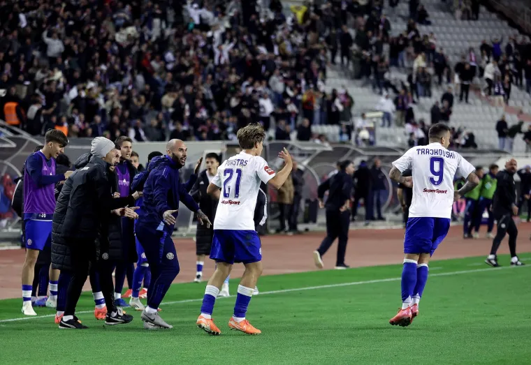 Gol Hajduka izazvao je deliriji na Poljudu.