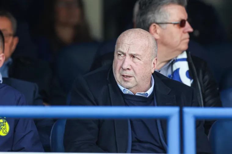 Velimit Zajec, predsjednik Dinama, derbi gleda sa svoje uobičajene pozicije u svečanoj loži