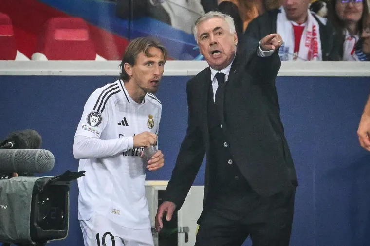 MOŽDA I POSLJEDNJI ULAZAK U IGRU LUKE ZA REAL U LIGI PRVAKA: Ancelotti ga je uveo u 73. umjesto braniča Asencia. 