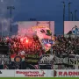 No, domaća momčad je u 42. minuti iskoristila terensku inicijativu i došla u vodstvo. Mario Marina je dobio loptu u kaznenom prostoru i pucao s desetak metara, ali je Prpić uspio blokirati taj šut. No, lopta se u visokom luku odbila prema suprotnoj strani, gdje ju je na volej dočekao Matej Vuk i sa sedam metara svladao gostujućeg vratara Tonija Silića.