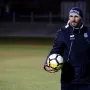 22.02.2019., Zagreb - Zagrijavanje igrača Rudeša i Rijeke uoči 22. kola Hrvatski Telekom Prve HNL. Pomoćni trener NK Rudeša Nikola Pokrivač. 