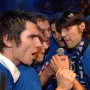 BIO JE VESELJAK: Pokrivač, Luka, Ćorluka i ekipa pjevaju Dinamove pjesme. 