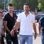 12.07.2015., stadion u Maksimiru, Zagreb - Derbi utakmica izmedju GNK Dinamo i HNK Hajduk u prvom kolu MAXtv Prve lige. Jerko Leko, Nikola Pokrivač. 