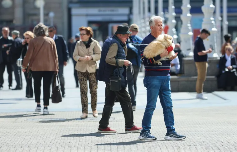 Pogledajte atmosferu u centru Zagreba na Uskrs: Tko je sve prošetao špicom?
