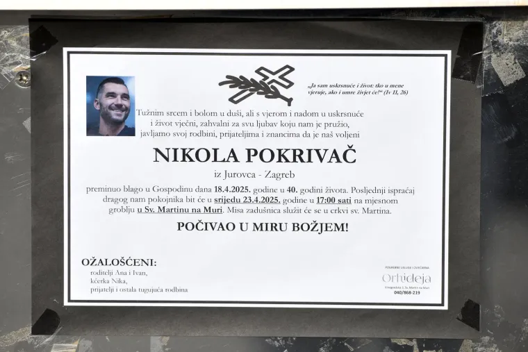 Komemoracija će, prema želji obitelji, biti zatvorenog tipa, a održat će se u petak, 25. travnja u 12 sati, u loži stadiona Maksimir u Zagrebu.