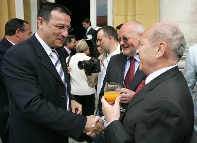 Branko Grgić bio je predsjednik Hajduka tada.