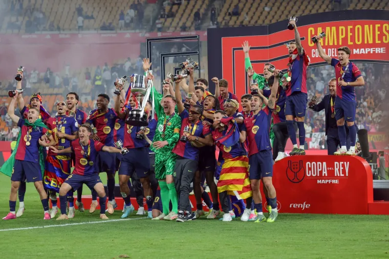 Katalonski div podignuo je trofej pobjednika španjolskog kupa po 32. put u svojoj povijesti. 