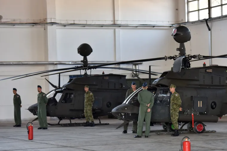 Novi helikopteri Kiowa stigli u Zemunik, na predstavljanju bila i predsjednica