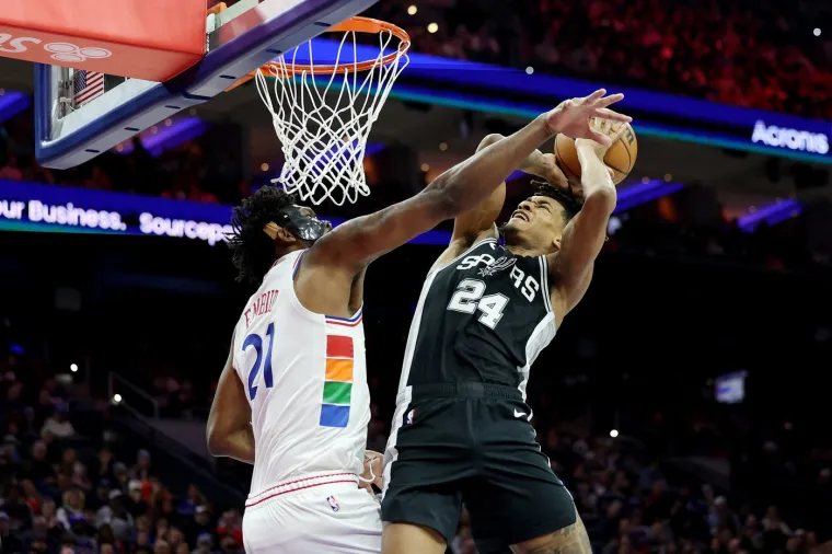 NBA: San Antonio Spurs vs Philadelphia 76ers