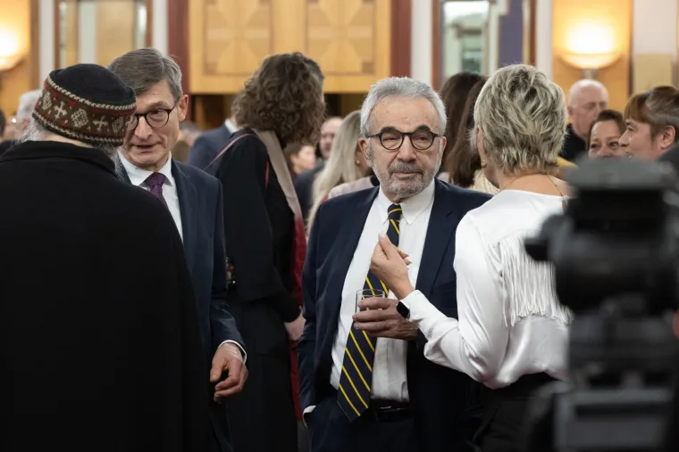 Plenković na Božićnom prijemu SNV-a: Pogledajte tko se još pojavio uz Pupovca
