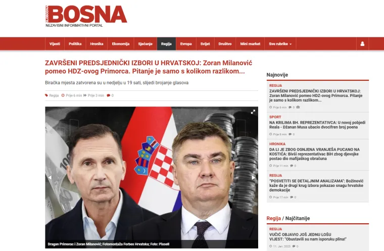 Regionalni portali vrište o pobjedi Milanovića: 'Sravnio je HDZ! Suze i zagrobna atmosfera'