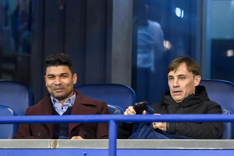 Eduardo, kojeg ne viđamo često na Maksimiru,  je izgledao kao da je u jako dobrom raspoloženju.