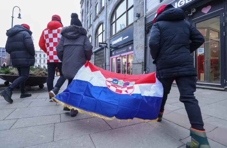 Hrvati na ulicama Osla. 
